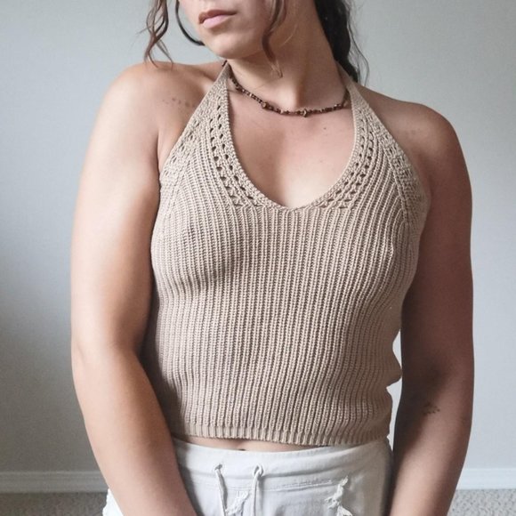 ✨ Crocheted Halter Top ✨ - Picture 1 of 2